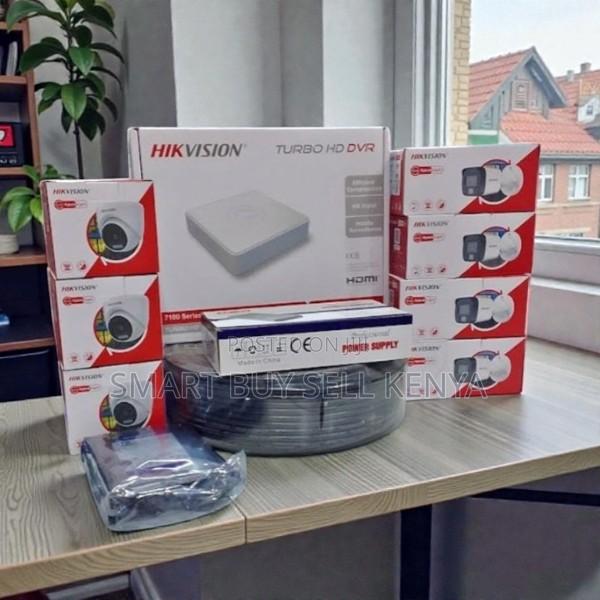 8 Smart Hybrid Colored Night Vision 2mp Hikvision CCTV DVR Bundle