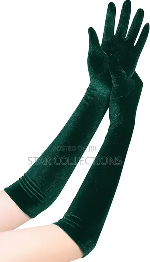 Long Velvet Gloves