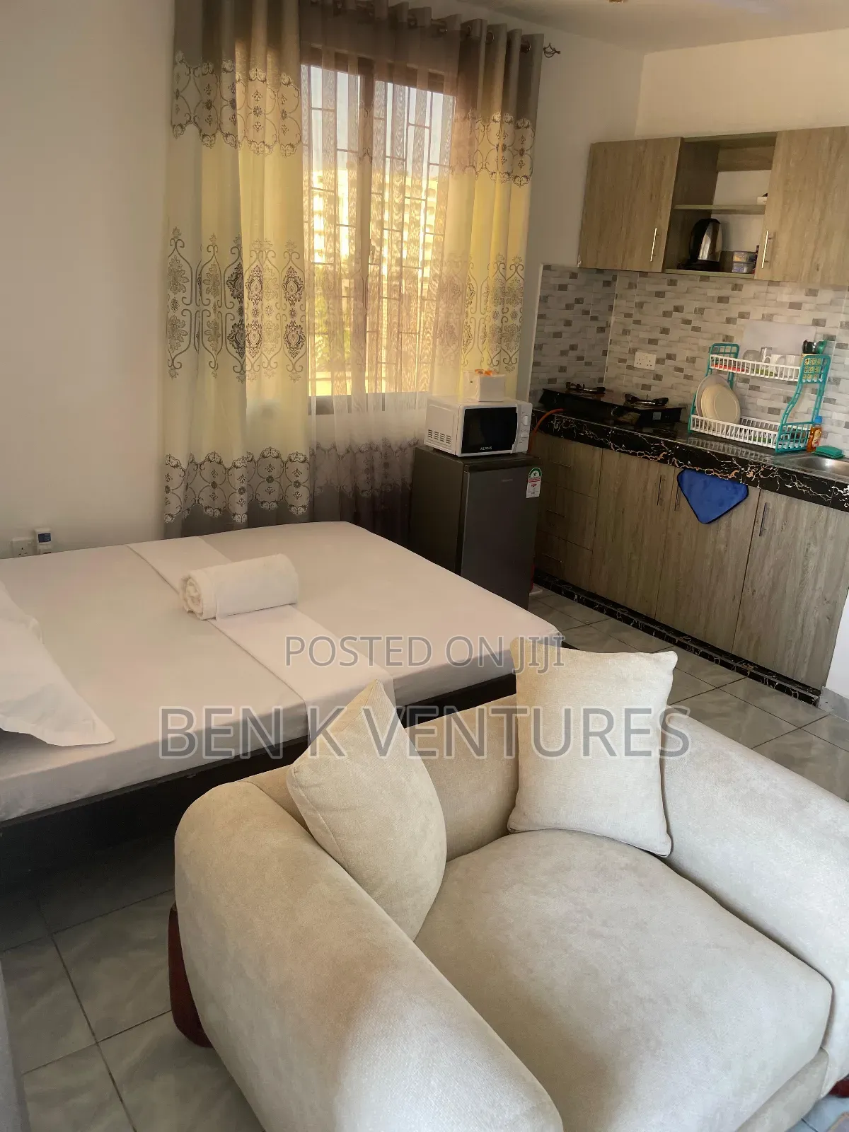 Furnished Studio Apartment in Bamburi Beach for rent