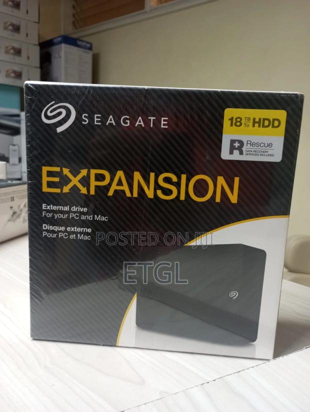 Seagate Expansion 18tb External Hard Drive HDD - main view
