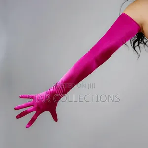 Long Satin Gloves