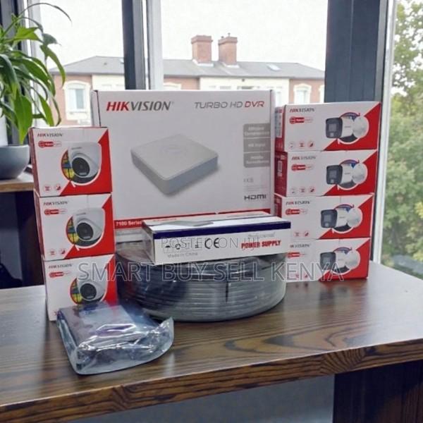 8 Smart Hybrid Colored Night Vision Hikvision App Remote Access Kit - main view