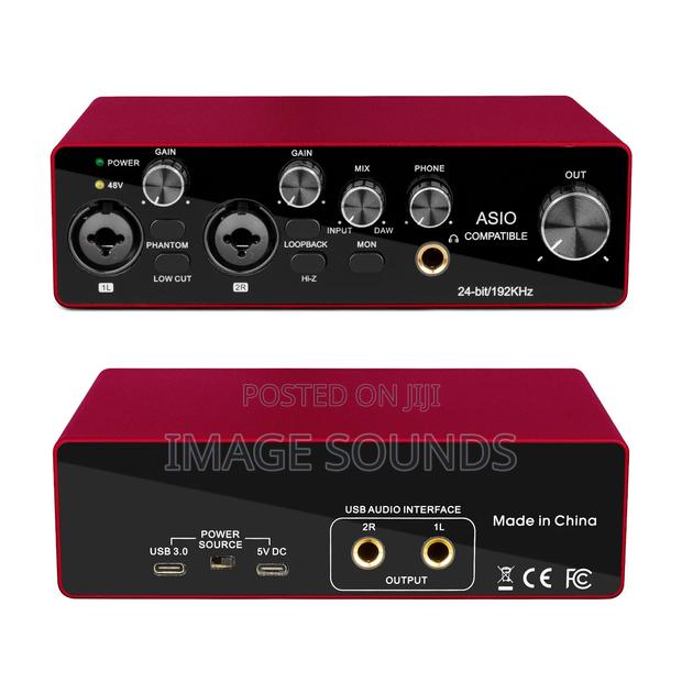 Audio Interface for Recording; Portable Soundvard - main view