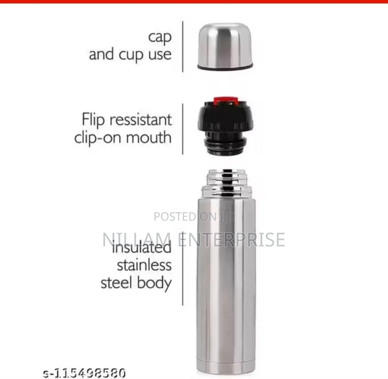 Hot and Cold Stainless Steel Flask With Bag 500ml