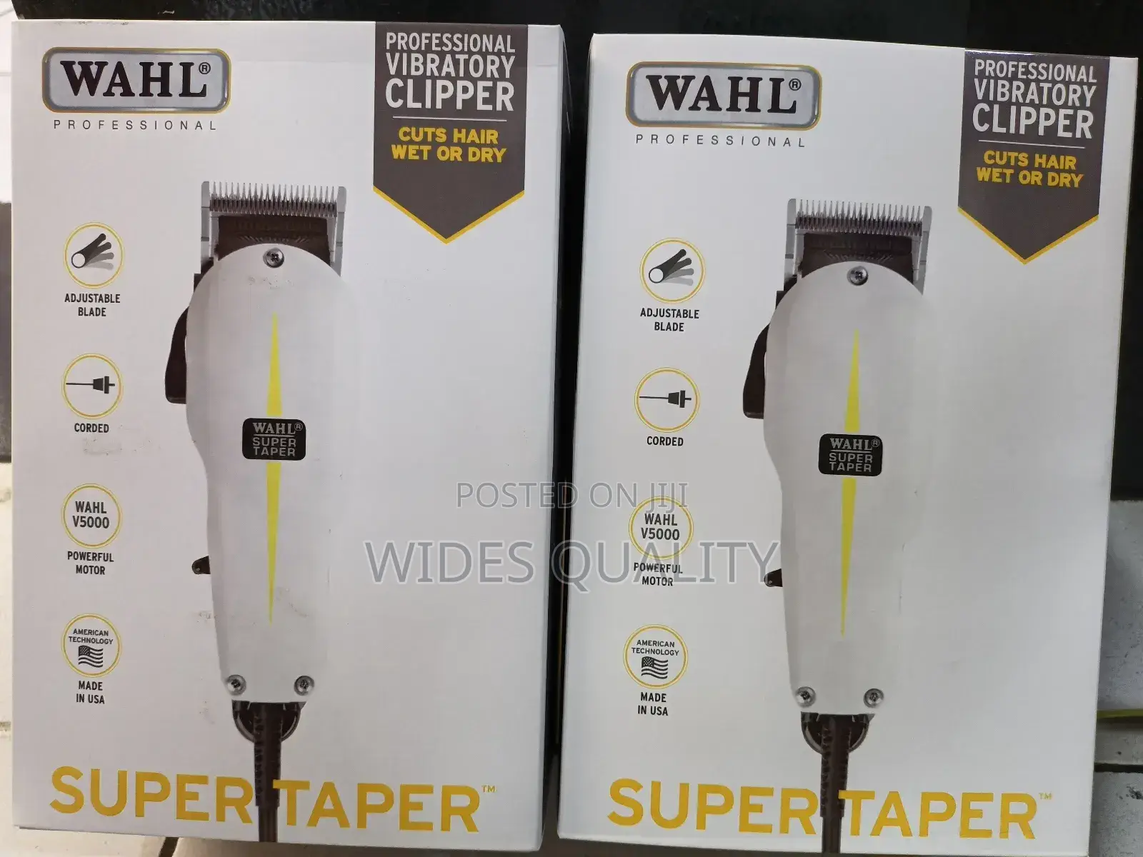 Wahl Professional Super Taper Corded Hair Clippers.