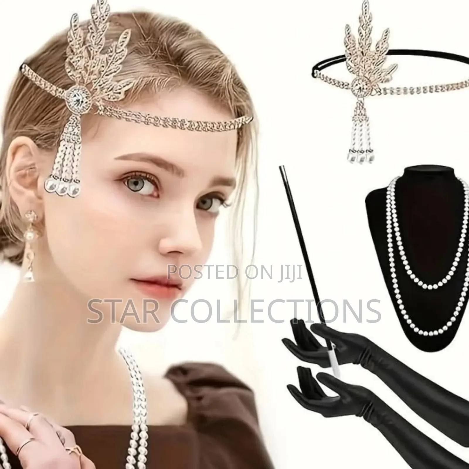 Rhinestone Gatsby 1920's-Themed Headband