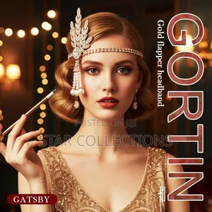 Rhinestone Gatsby 1920's-Themed Headband
