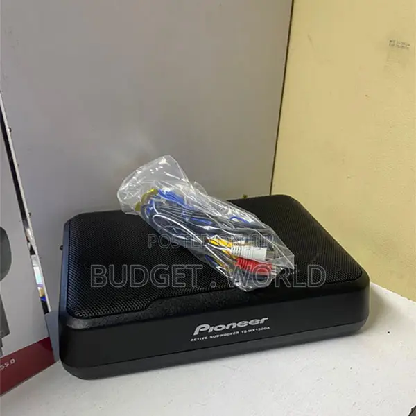 Under-Seat Subwoofer With 160w Built-in Amp –Perfect Car Audio Upgrade