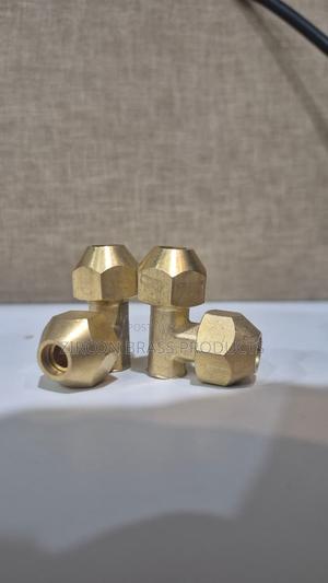 Industrial Brass Elbow - main view