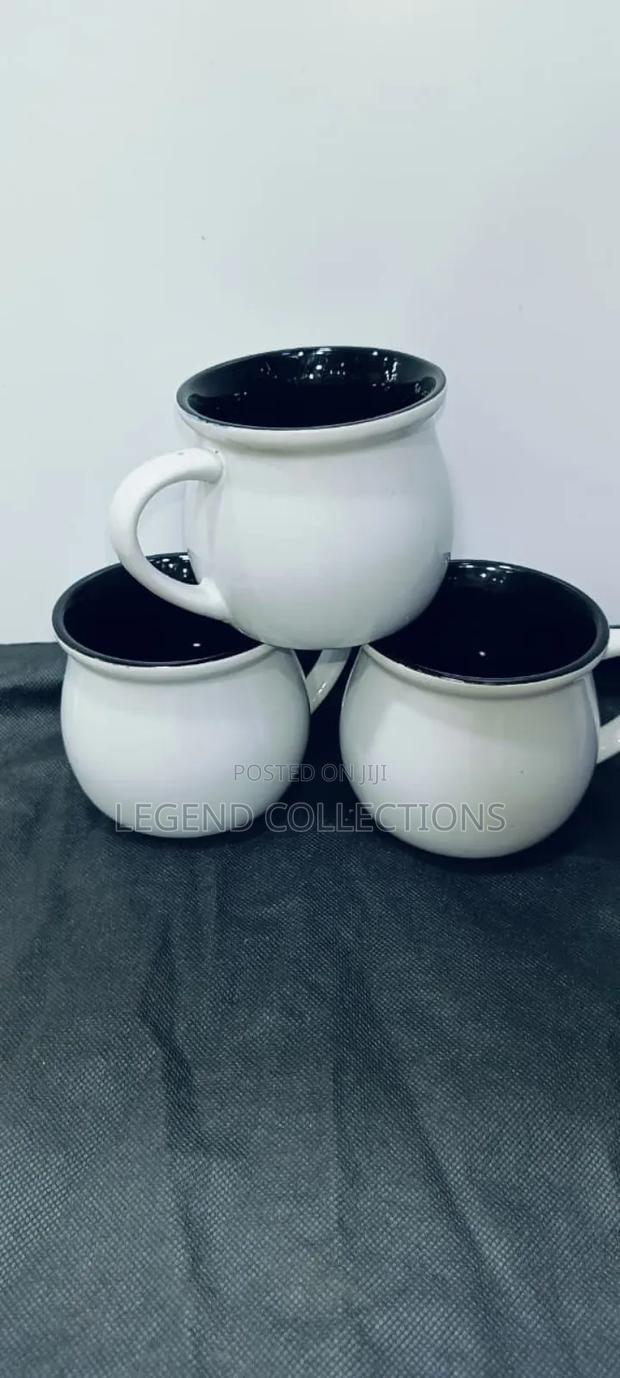 350ml Ceramic Pot Mug (Set of 6) - main view