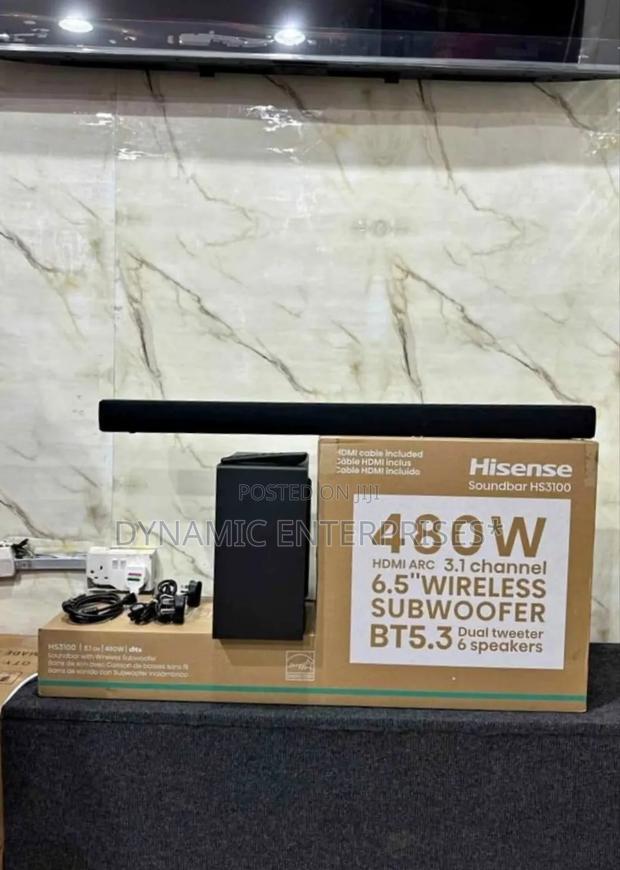 Hisense 480 Watts Hs3100 Soundbar 3.1 Channel - main view