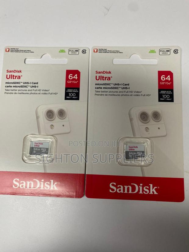 Sandisk Ultra Microsd With Sd Adapter - 64gb - main view