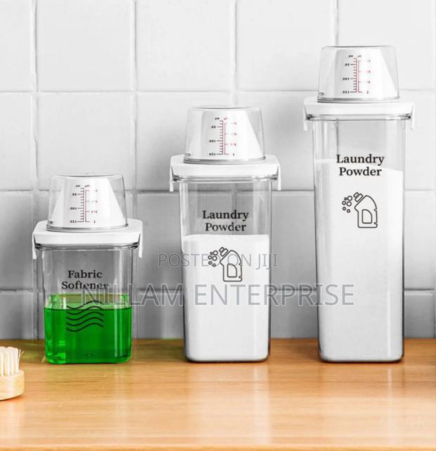 *Acrylic Laundry Detergent Storage Container*2300ml - thumbnail 3
