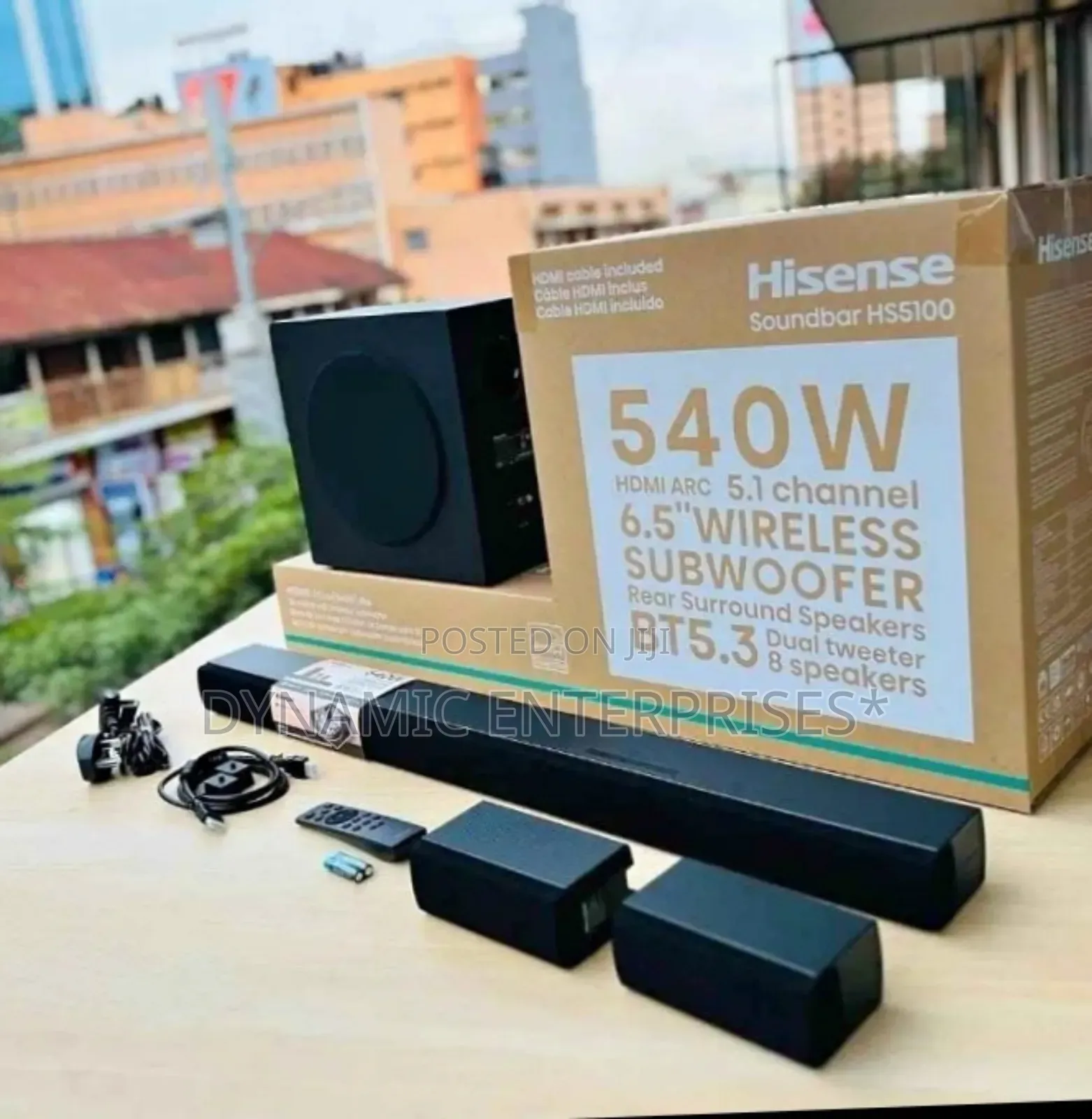Hisense 540 Watts Hs5100 Soundbar 5.1 Channel