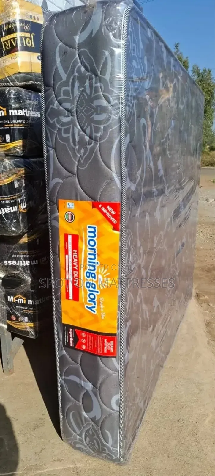 5x6 10inch High Density Quilted Superfoam Mattresses + Free Delivery.