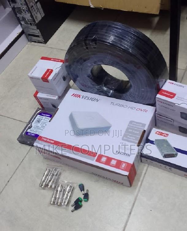 Hikvision 3 Cameras CCTV Complete Set 1080p Full Hd With Infrared