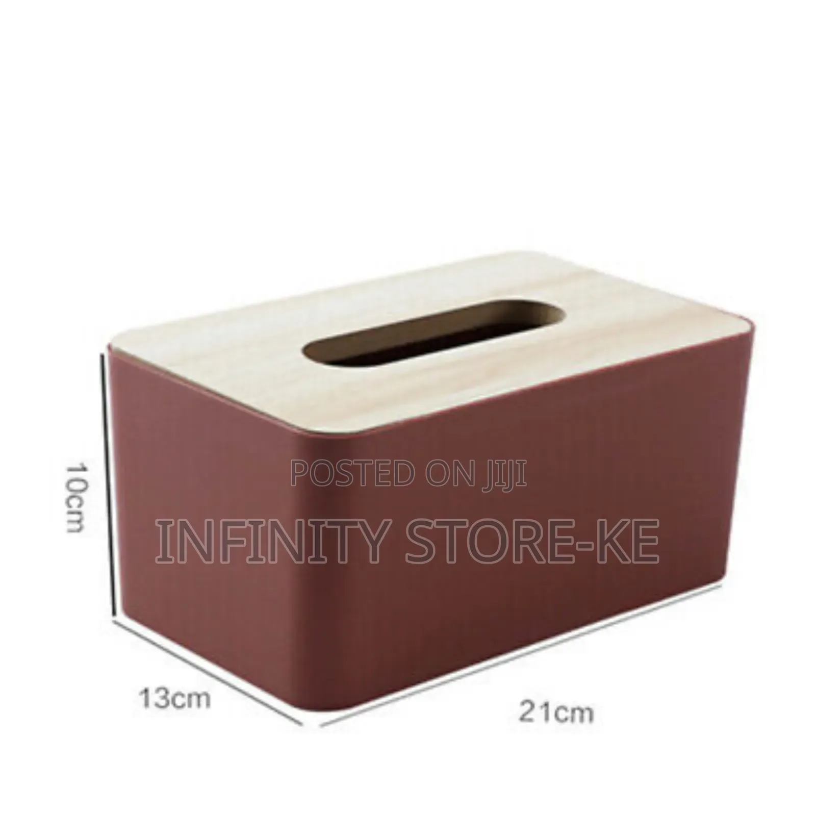 Bamboo Lid Tissue Holder