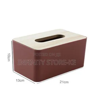 Bamboo Lid Tissue Holder