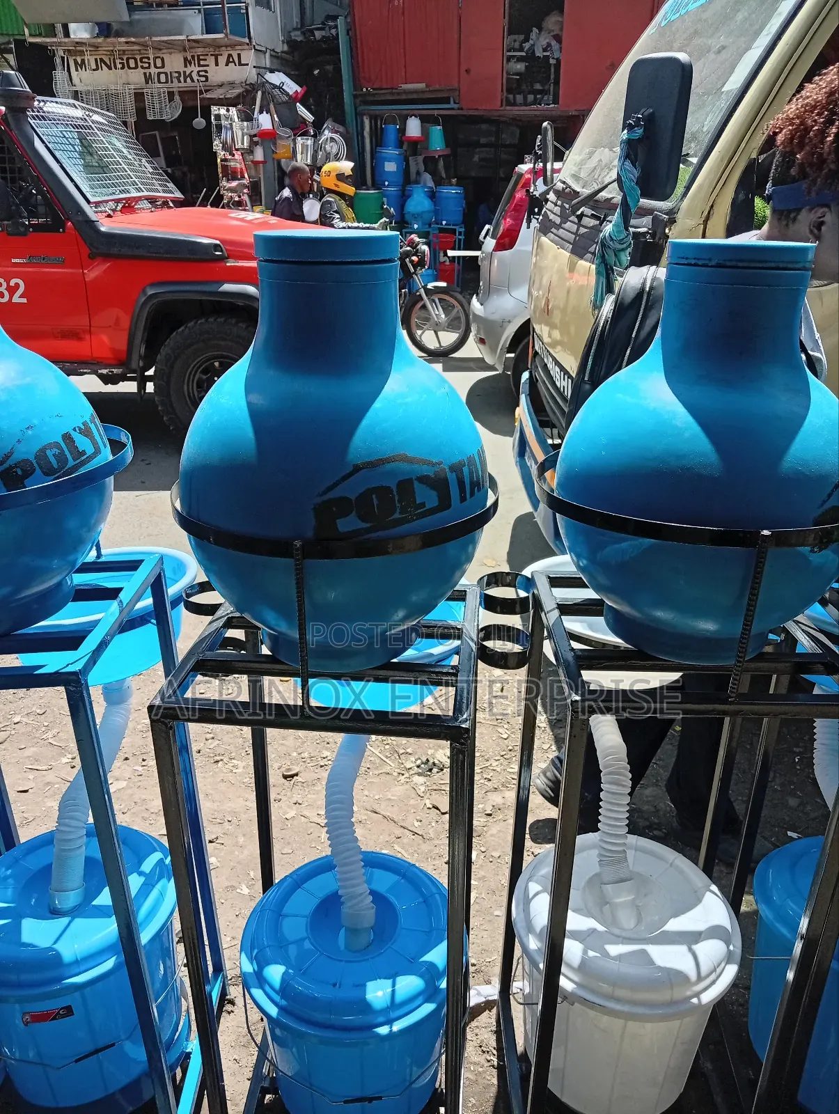 Durable Plastic Hand Washing Station Designed for Schools, Hotels.
