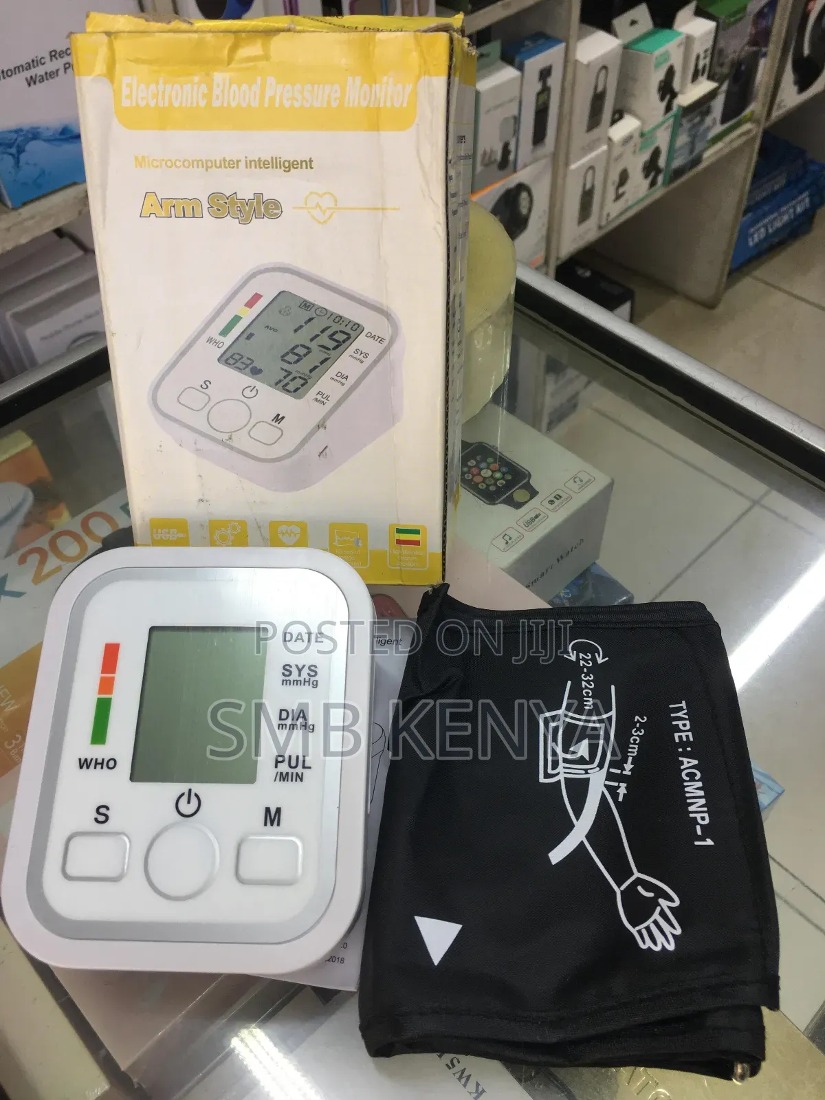 Fully Automatic Arm Style Electronic Blood Pressure Monitor For Home