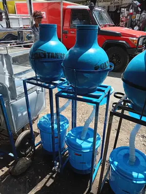 Sturdy Plastic Hand Wash Station. Portable, Hygienic, Affordable