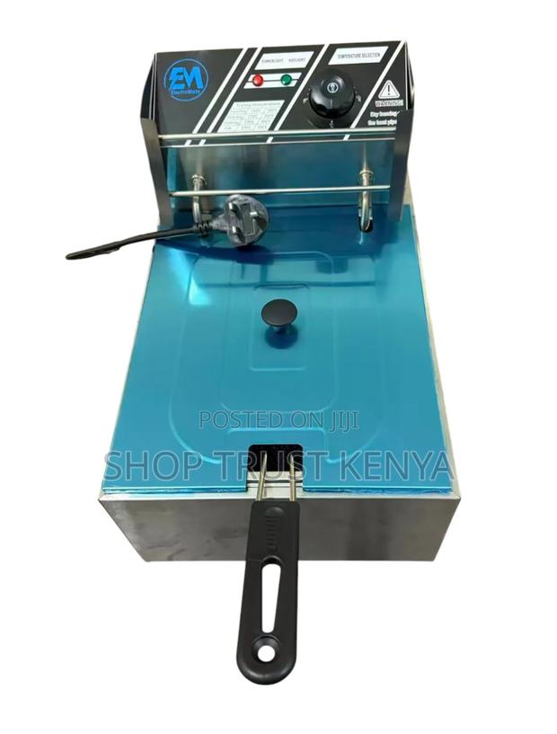 Electromate 6 L Single Deep Fryer - main view