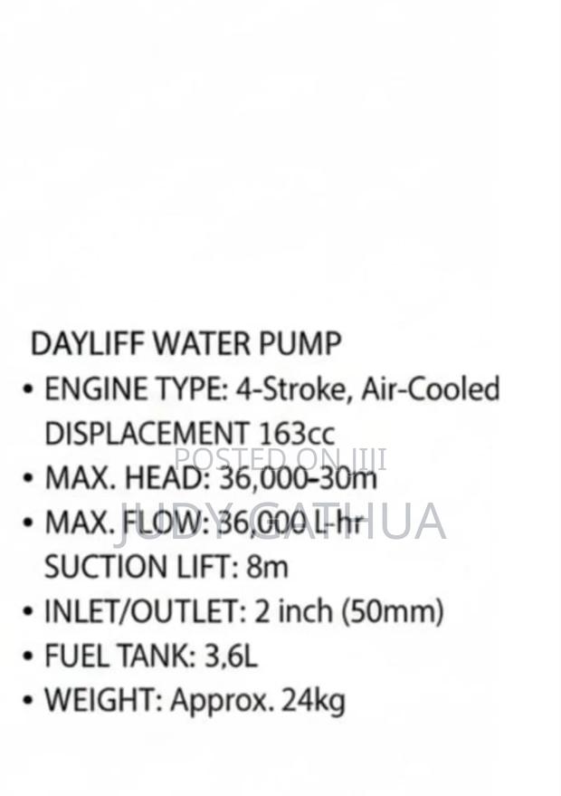 Dayliff Water Pump Petrol - thumbnail 2