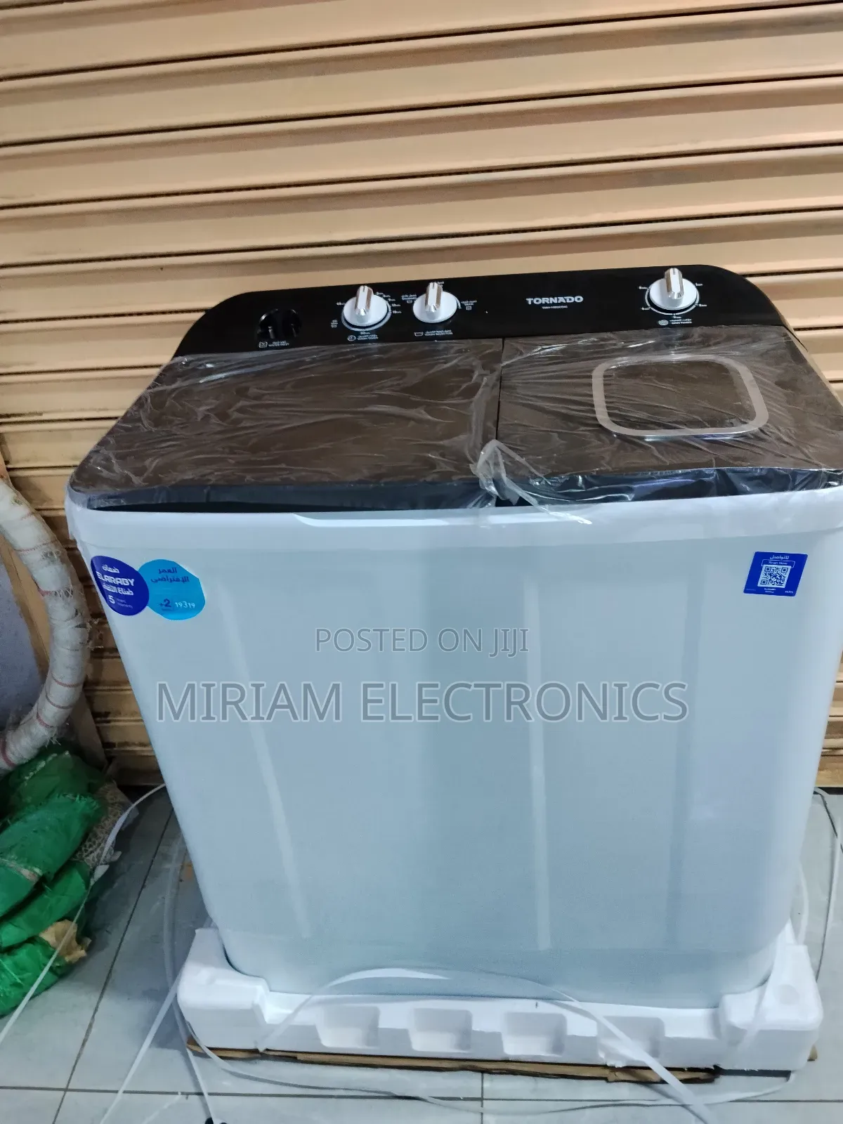Tornado 12kg Semi Automatic Twin Tub Washing Machine