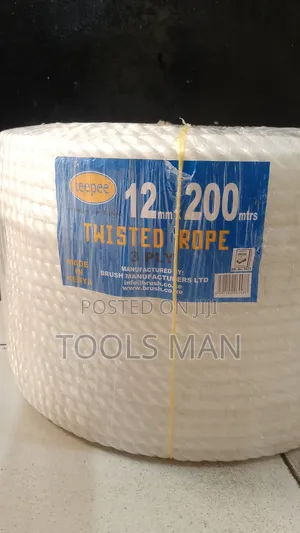 12mm 3-Ply Twisted Polythene Rope Teepee. 12mm×200m Nylon Rope.
