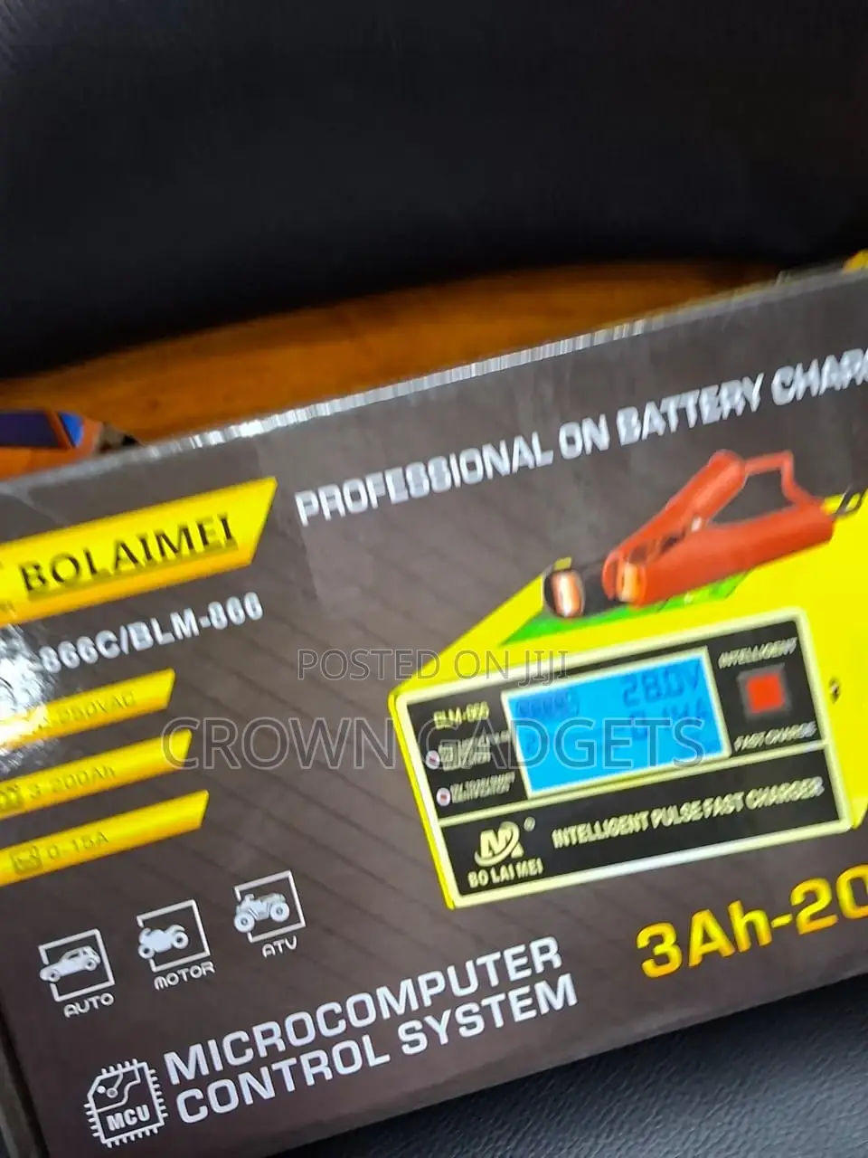 Bolaimei BLM-866 Intelligent 12v/24v Smart Pulse Car Battery Charger