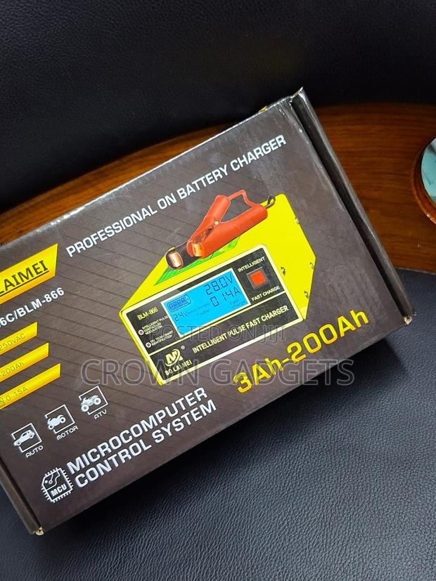 Bolaimei Fast Digital Battery Charger With LCD Display 3–200ah - thumbnail 3