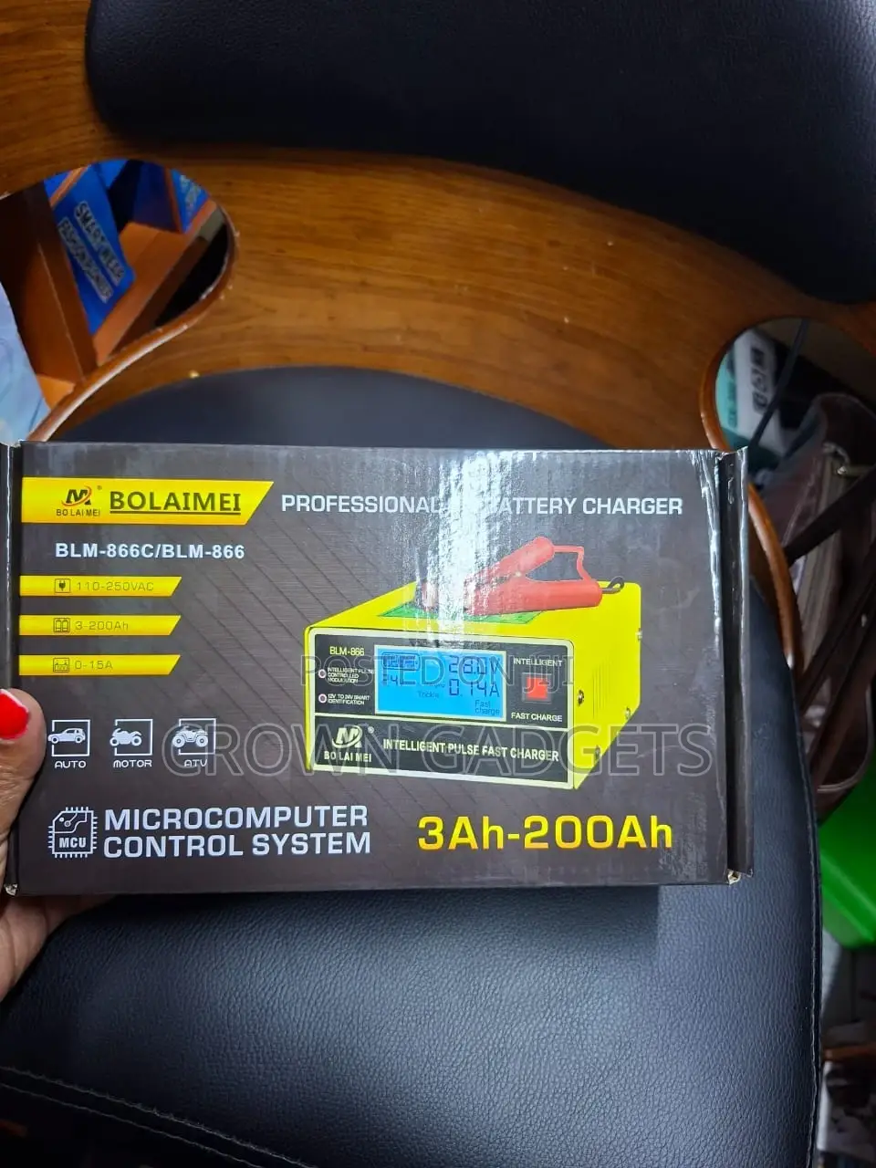 Bolaimei BLM-866c 12v/24v Smart Fast Battery Charger With Pulse Repair