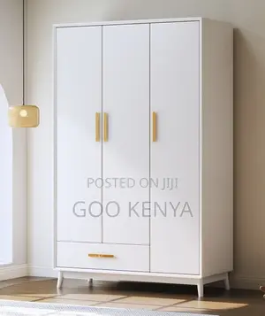 Home Wardrobe; Corner Bedroom Wardrobe With 3-Door Storage Solution