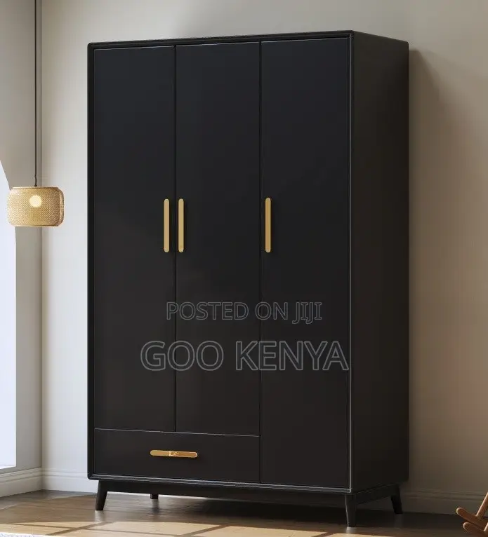 Home Wardrobe; Corner Bedroom Wardrobe With 3-Door Storage Solution
