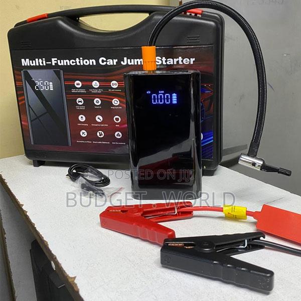 Adjustable Pressure Q7car Jump Starter Kit With Tyre Inflator 80000mah - main view