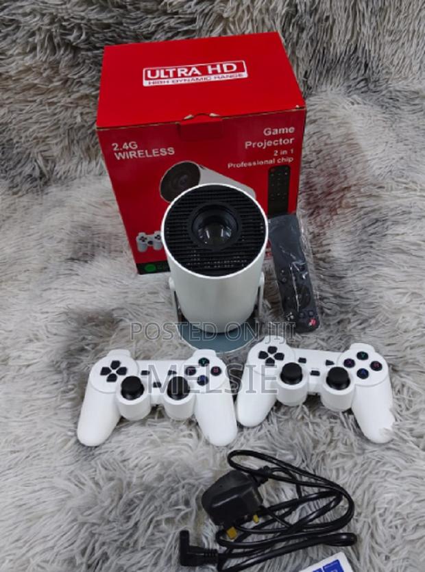 Hy300 Retro Video Game Consoles Mini Portable Intelligent Projector .