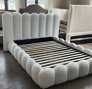 Home Bed;Upholstered Italian Bed Frame Available in King or Queen Size