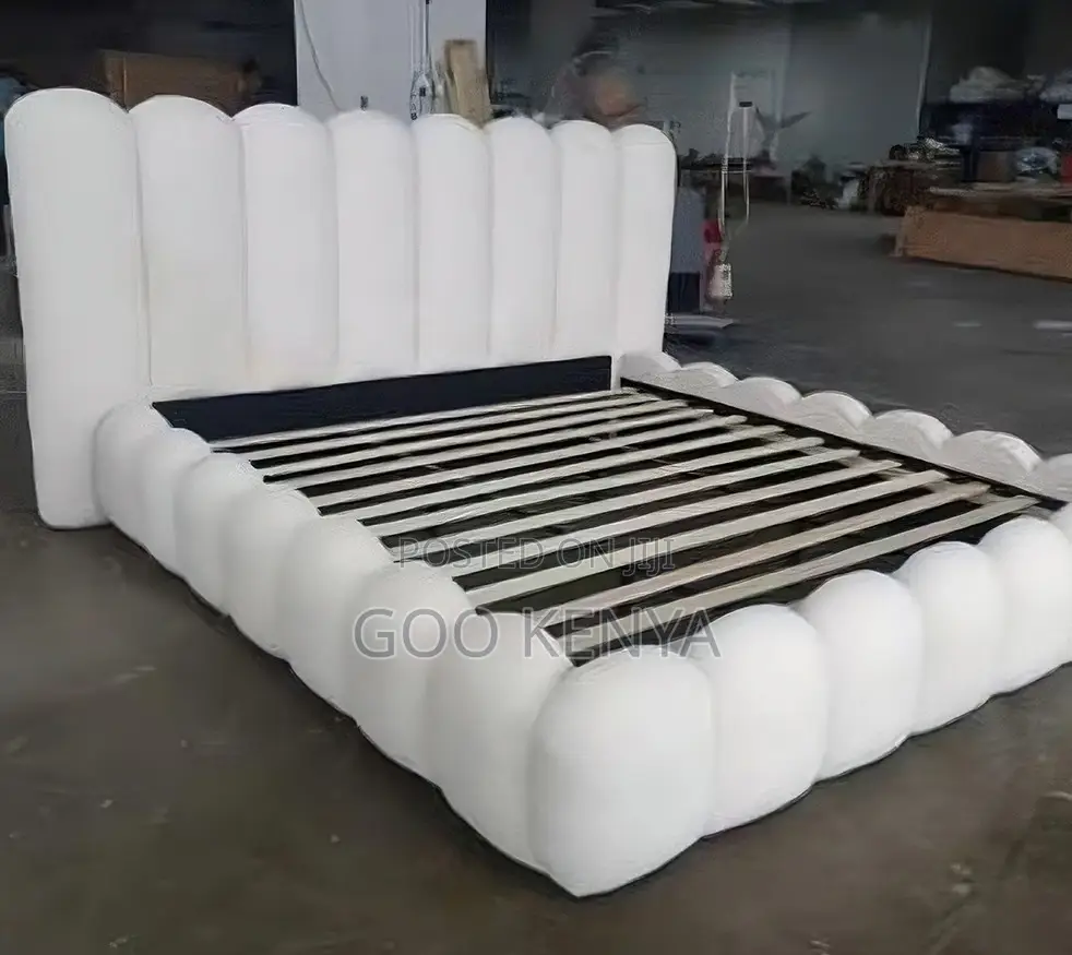 Home Bed;Upholstered Italian Bed Frame Available in King or Queen Size