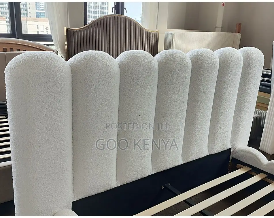 Home Bed;Upholstered Italian Bed Frame Available in King or Queen Size