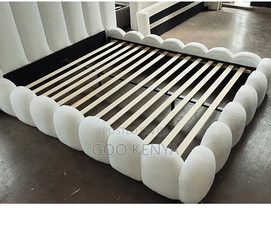 Home Bed;Upholstered Italian Bed Frame Available in King or Queen Size