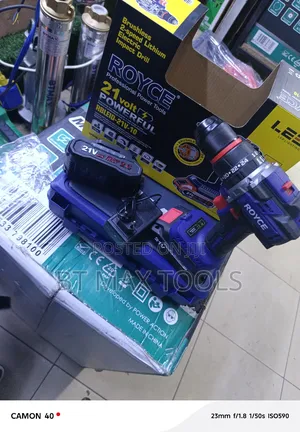 2 Batteries Royce Drill 21v