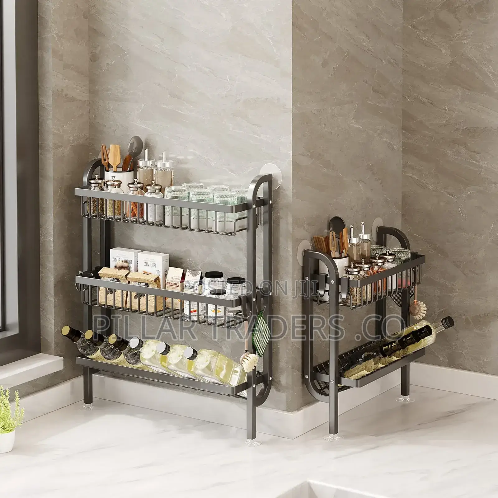 Wall Mounted Kitchen Storage Rack