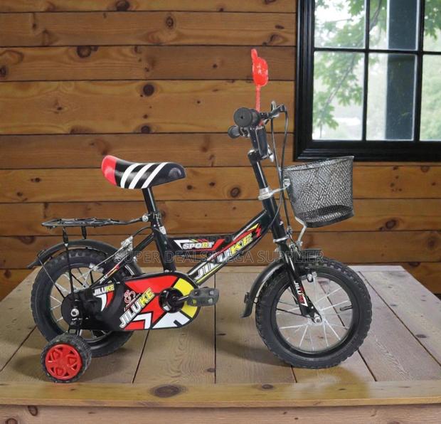 Children’S 12–16 Inch Bike for Kids 2–11 With Bell and Training Wheels