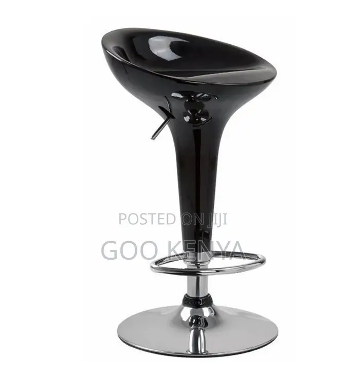 Home Kitchen Stool; Chrome Counter-Height Stool With Luxury Design
