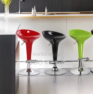 Home Kitchen Stool; Chrome Counter-Height Stool With Luxury Design