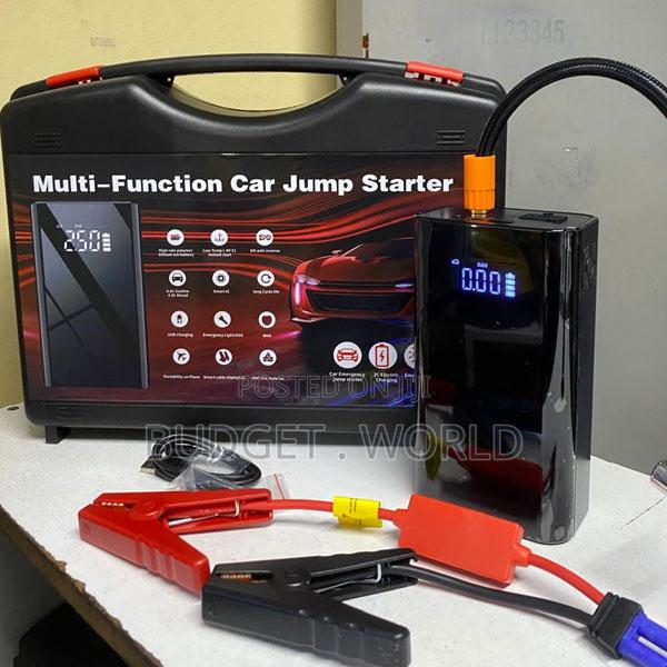 Mobile Car Jump Starter With 80000mah Q7 + Air Compressor - main view