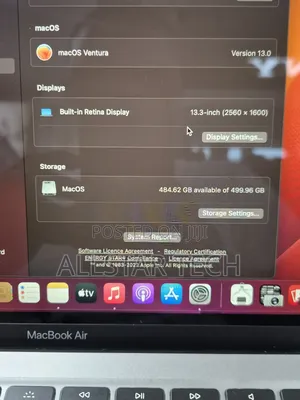 Laptop Apple MacBook Air 2020 8GB Intel Core I5 SSD 512GB