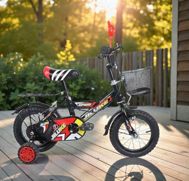 Boys and Girls 12–16 Inch Kids Bike Ages 2–11 With Basket and Bell Set