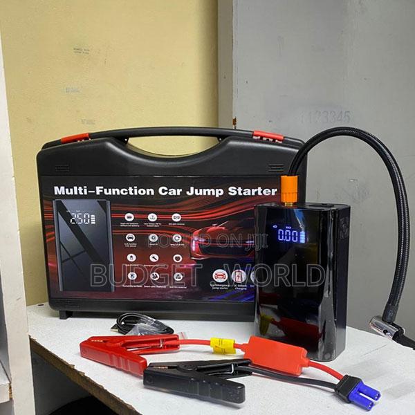 Portable Tire Inflator Jump Starter With 80000 Mah + Air Compressor
