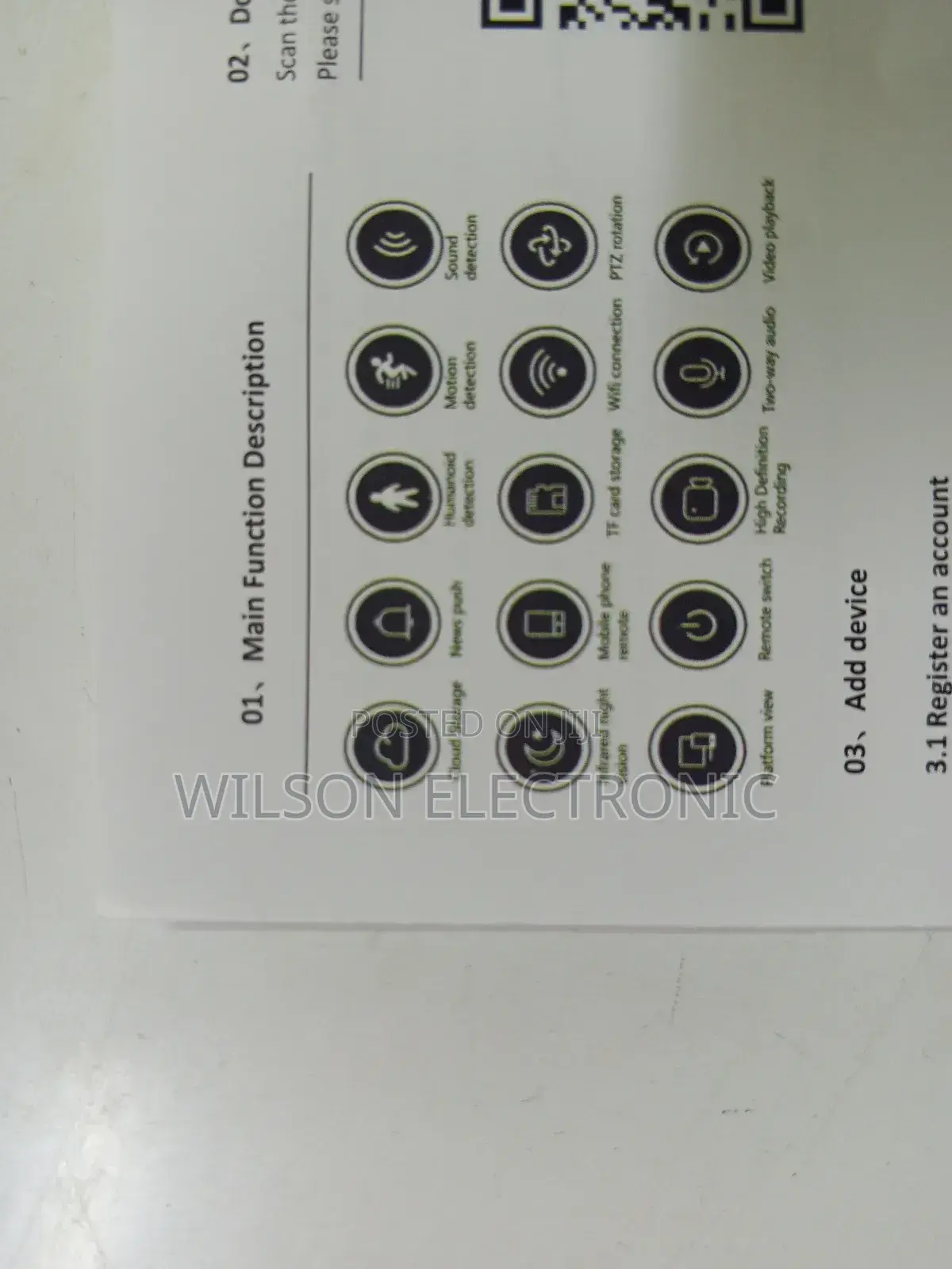 Outdoor/Indoor Wi-Fi Camera. 360%